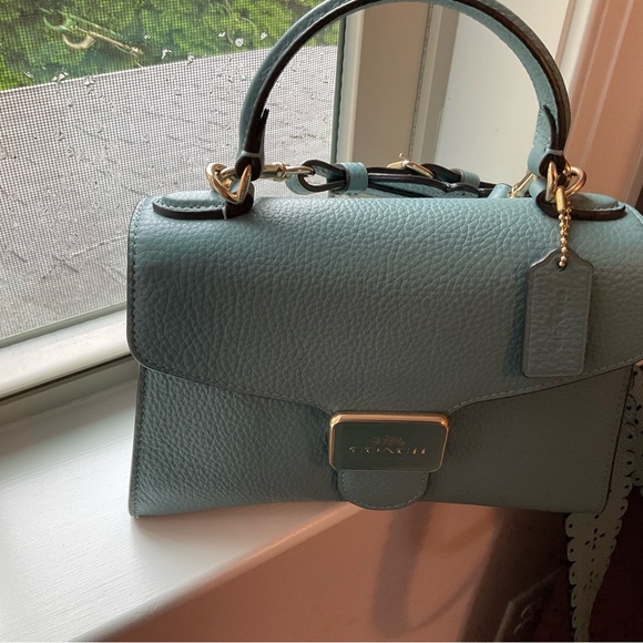 Coach Green Satchel Bag - Picture 8 of 11